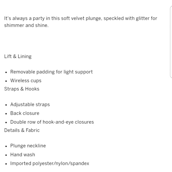 Nwt Victoria's Secret Sparkly Twist Bra Size Large - Picture 6 of 8